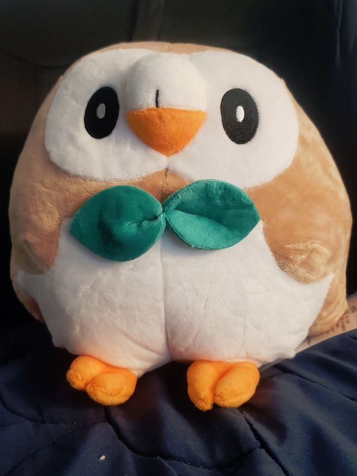 Pokemon Rowlet Plush Soft Stuffed Doll Toys Cute Kids Toy 9 Inch by VintageVideoGameStore