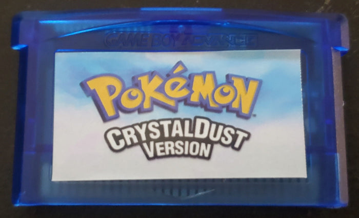 Pokemon CrystalDust GBA ROM Hack Video Game Boy Advance by VintageVideoGameStore