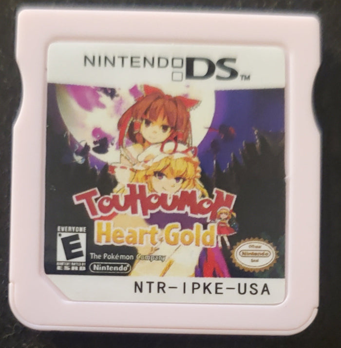 Pokemon Touhoumon HeartGold NDS Nintendo DS Custom ROM Hack Video Game by VintageVideoGameStore