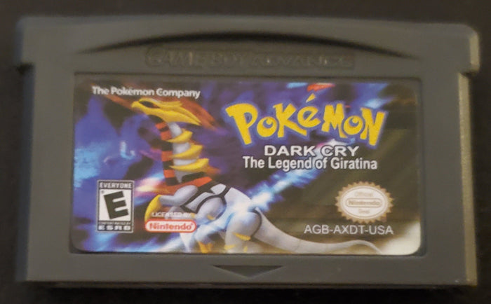 Pokemon DarkCry The Legend of Giratina GBA ROM Hack Game Boy Advance by VintageVideoGameStore