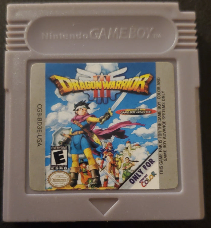 Dragon Warrior 3 Gameboy Color GBC Video Game Catridge 2001 by VintageVideoGameStore