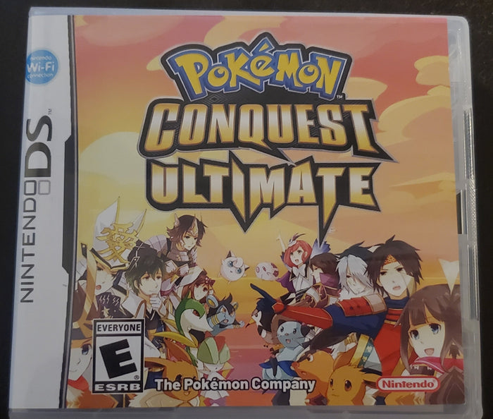 Pokemon Conquest Ultimate NDS Video Game Nintendo DS with Box ROM Hack by VintageVideoGameStore