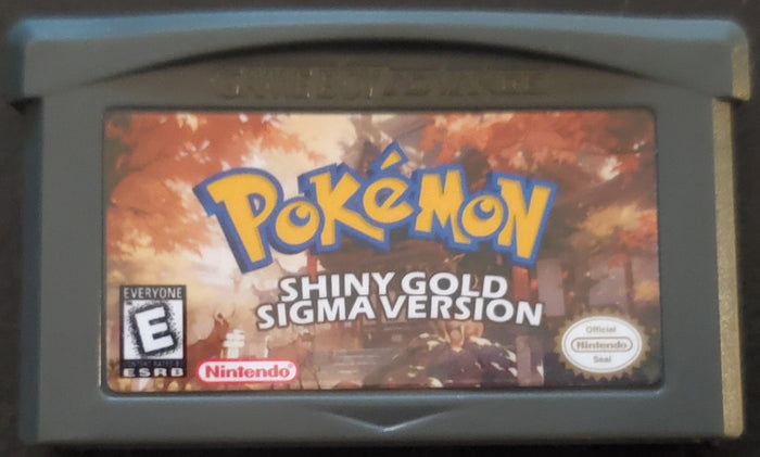 Pokemon ShinyGold Sigma GBA Video Game ROM Game Boy Advance by VintageVideoGameStore