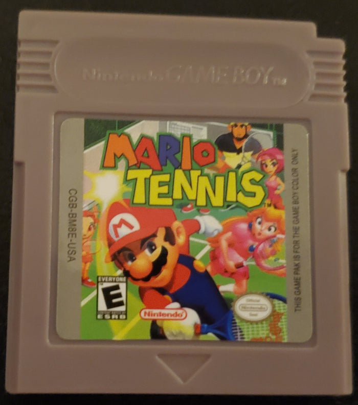 Mario Tennis GBC Video Game Catridge Gameboy Color 2001 by VintageVideoGameStore