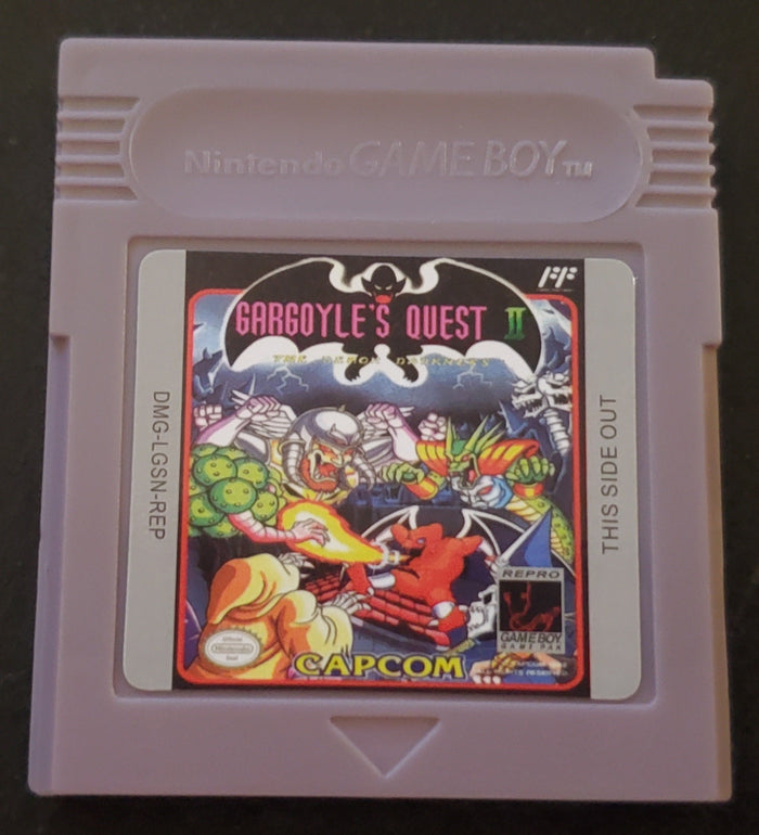 Gargoyle's Quest 2 GB Video Game Catridge Gameboy 1993 by VintageVideoGameStore
