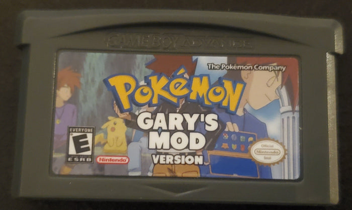 Pokemon Gary's Mod GBA ROM Hack Video Game Boy Advance by VintageVideoGameStore
