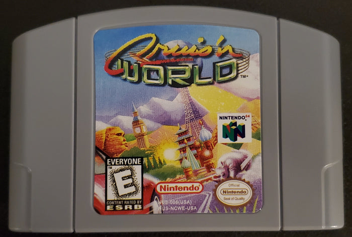 Cruis'n World N64 Nintendo 64 Video Game Cartridge 1998 by VintageVideoGameStore