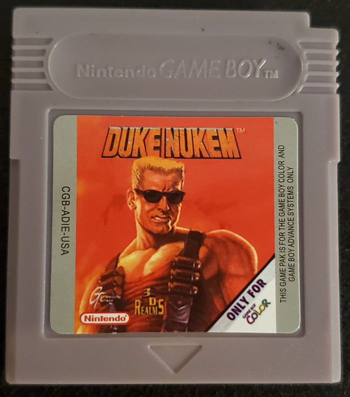 Duke Nukem GBC Video Game Cartridge Game Boy Color 1999 by VintageVideoGameStore