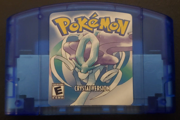 Pokemon Crystal N64 Nintendo 64 Video Game Cartridge ROM Hack by VintageVideoGameStore