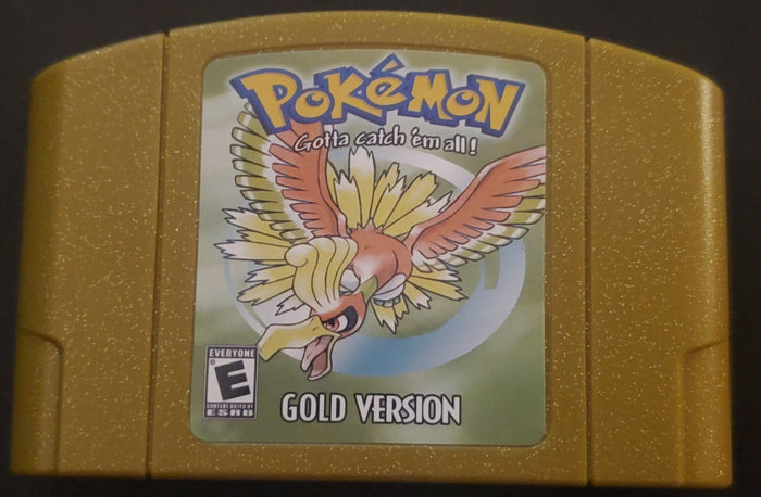 Pokemon Gold N64 Nintendo 64 Video Game Cartridge ROM Hack by VintageVideoGameStore