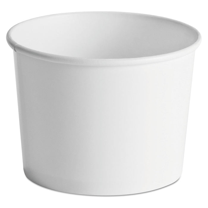 Chinet Paper Food Containers, 64 oz, White, 25/Pack, 10 Packs/Carton