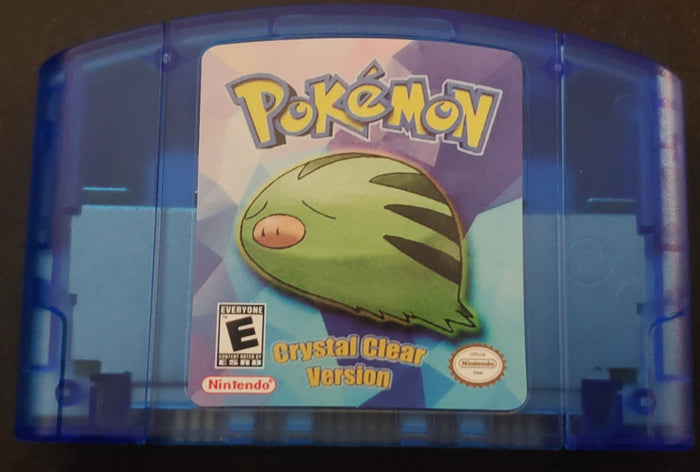 Pokemon Crystal Clear N64 Nintendo 64 Video Game Cartridge ROM Hack by VintageVideoGameStore