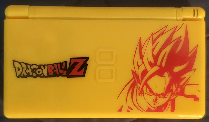 Nintendo DS Lite Console DBZ Yellow Goku NDS, DSL, DSi, and GBA by VintageVideoGameStore