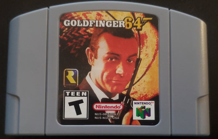 Goldfinger 64 N64 Nintendo 64 Video Game Cartridge by VintageVideoGameStore