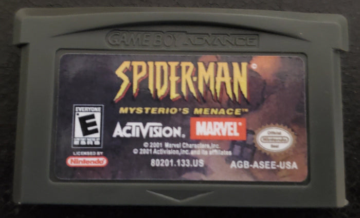 Spider-Man Mysterio's Menace GBA Video Game Boy Advance Nintendo 2001 by VintageVideoGameStore