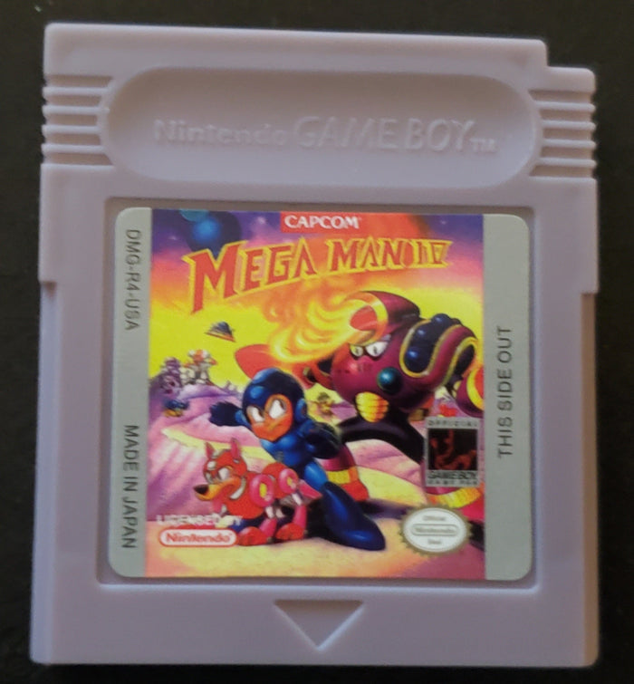 Mega Man 4 IV GB Video Game Cartridge Game Boy 1993 by VintageVideoGameStore
