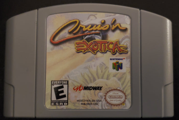 Cruis'n Exotica N64 Nintendo 64 Video Game Cartridge 2000 by VintageVideoGameStore