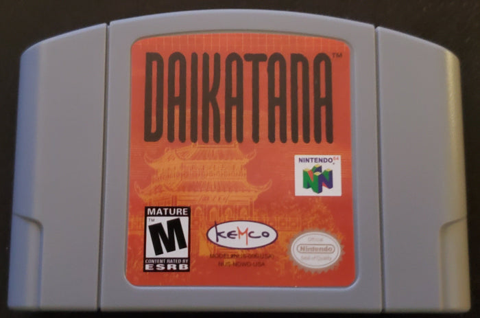 Daikatana N64 Nintendo 64 Video Game Cartridge 2000 by VintageVideoGameStore