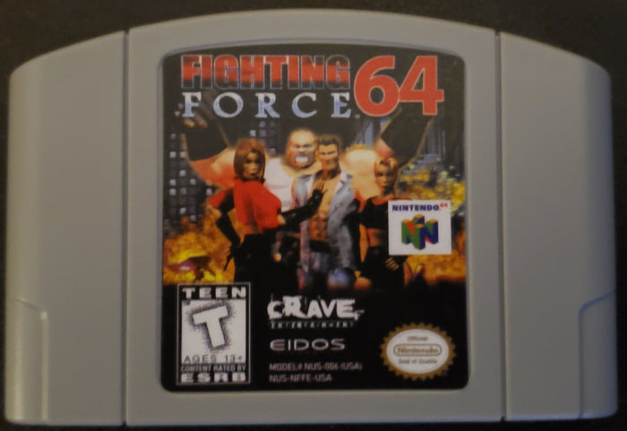 Fighting Force 64 N64 Nintendo 64 Video Game Cartridge 1999 by VintageVideoGameStore