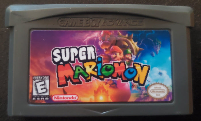 Super MarioMon GBA ROM Hack Video Game Boy Advance Pokemon by VintageVideoGameStore