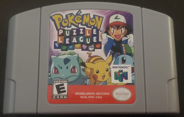 Pokemon Puzzle League N64 Nintendo 64 Video Game Cartridge 2000 by VintageVideoGameStore
