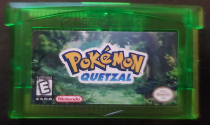 Pokemon Quetzal GBA ROM Hack Video Game Custom Gameboy Advance by VintageVideoGameStore