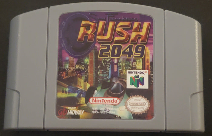 San Francisco Rush 2049 N64 Nintendo 64 Video Game Cartridge 1999 by VintageVideoGameStore