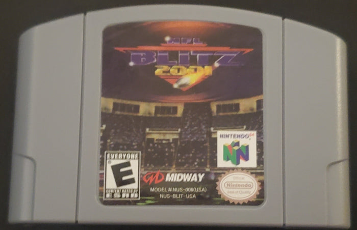 NFL Blitz 2001 N64 Nintendo 64 Video Game Cartridge 2000 by VintageVideoGameStore