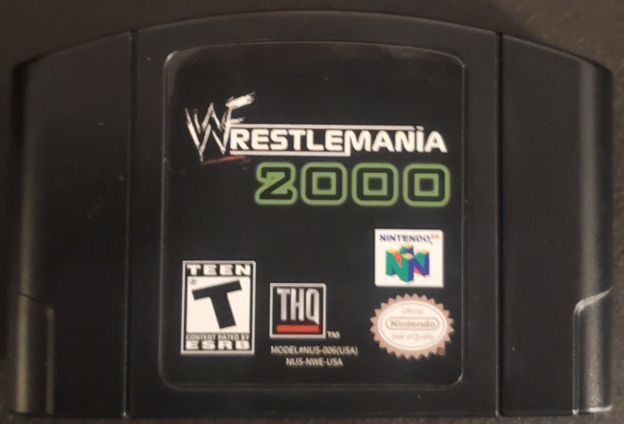 Wrestlemania 2000 N64 Nintendo 64 Video Game Cartridge 1999 by VintageVideoGameStore