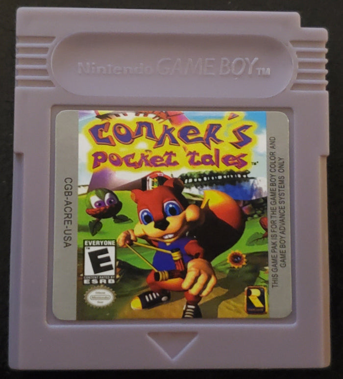 Conker's Pocket Tales Gameboy Color GBC Video Game Catridge 1999 by VintageVideoGameStore