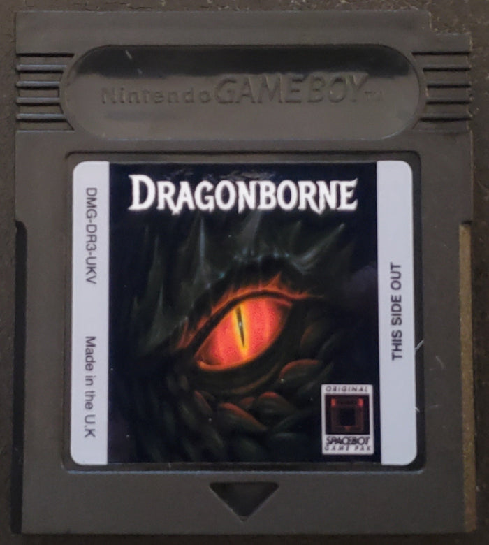 Dragonborne Gameboy GB Video Game Catridge 2021 by VintageVideoGameStore
