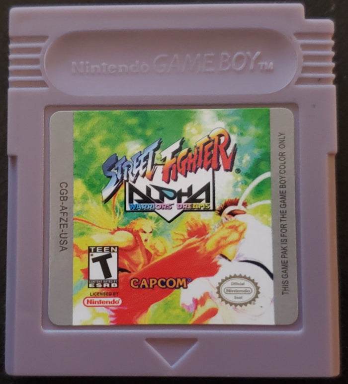 Street Fighter Alpha Gameboy Color GBC Video Game Catridge 2000 by VintageVideoGameStore