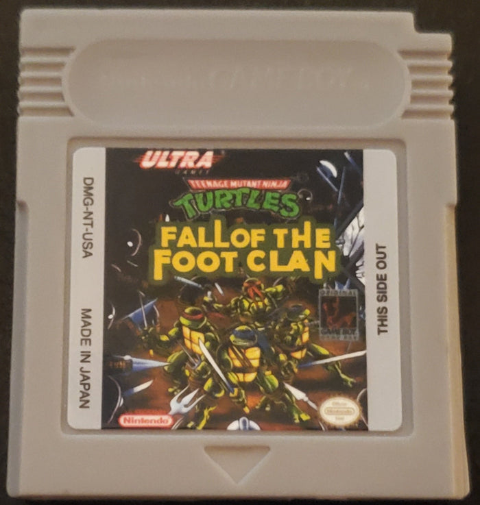 TMNT Fall Of The Foot Clan GB Video Game Catridge Gameboy 1990 by VintageVideoGameStore