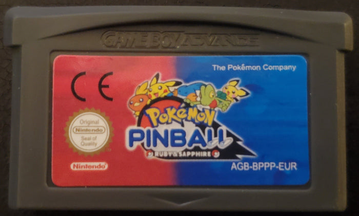 Pokemon Pinball Ruby & Sapphire GBA Pokemon ROM Hack Game Boy Advance by VintageVideoGameStore