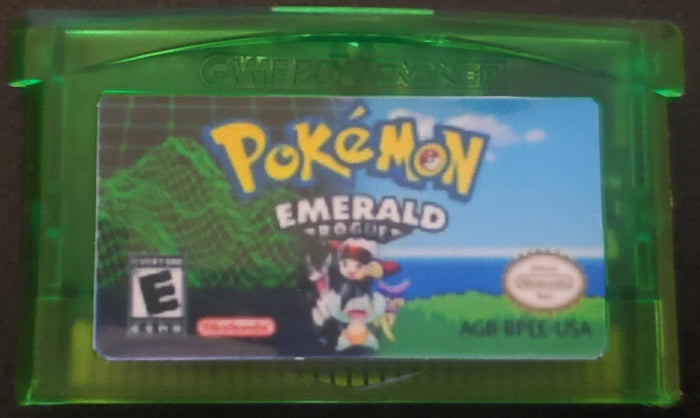 Pokemon Emerald Rogue GBA Pokemon ROM Hack Game Boy Advance by VintageVideoGameStore