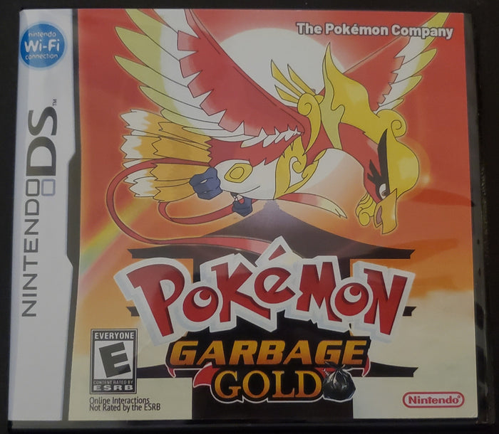 Pokemon GarbageGold NDS Nintendo DS Custom ROM Hack Video Game by VintageVideoGameStore