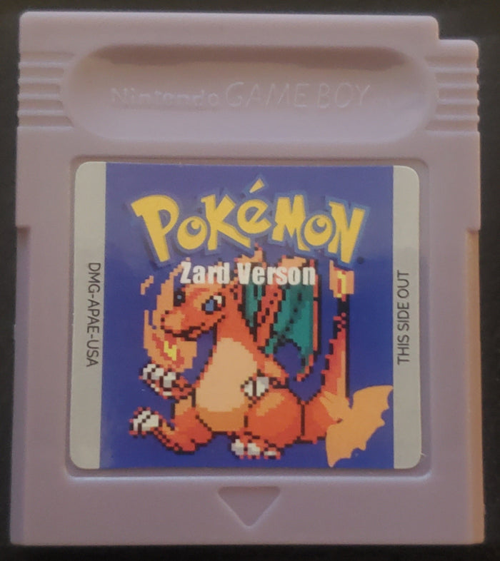 Pokemon Zard Version GBC Video Game Gameboy Color ROM Hack by VintageVideoGameStore