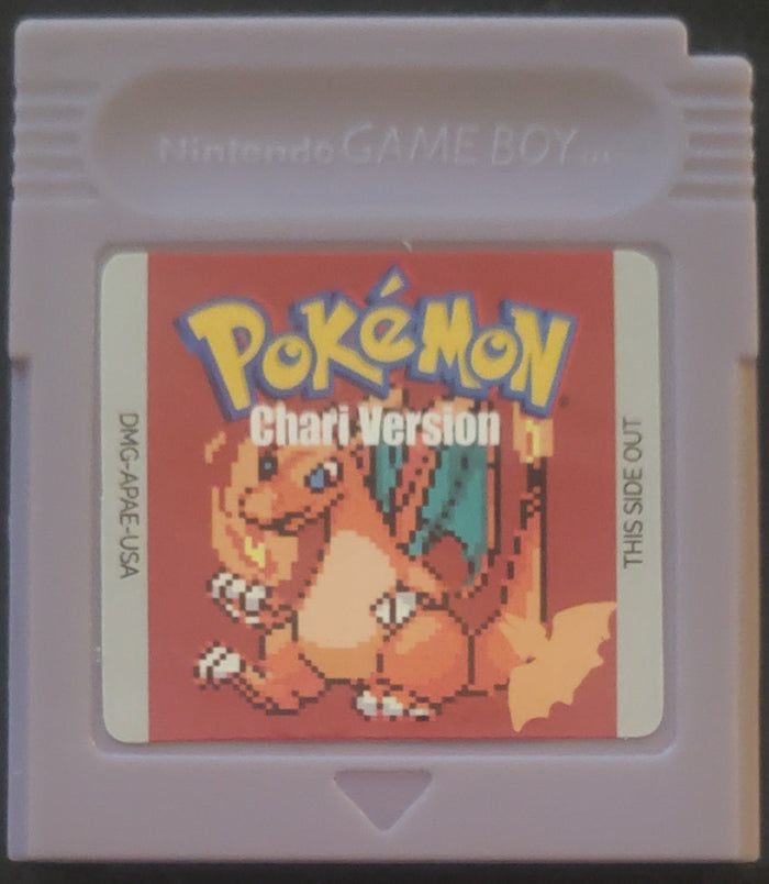Pokemon Chari Version GBC Video Game Gameboy Color ROM Hack by VintageVideoGameStore