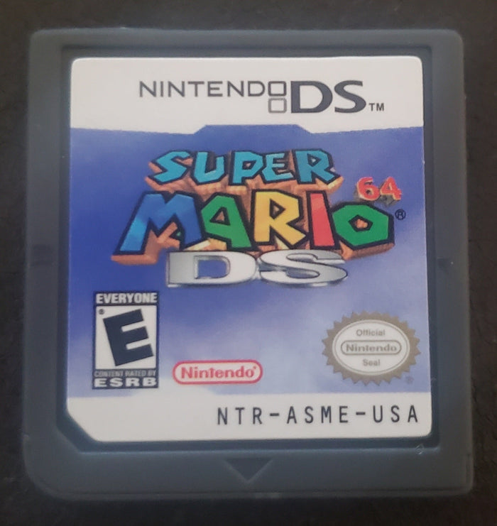 Super Mario 64 DS NDS Video Game Cartridge Nintendo DS 2004 by VintageVideoGameStore