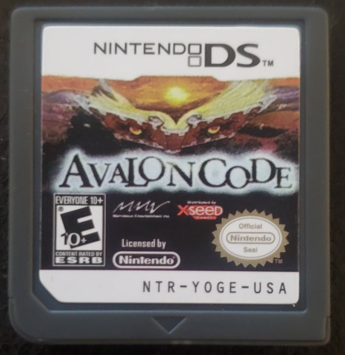 Avalon Code DS NDS Video Game Cartridge Nintendo DS 2009 by VintageVideoGameStore