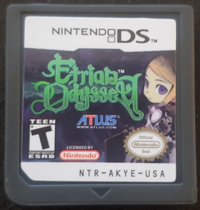 Etrian Odyssey DS NDS Video Game Cartridge Nintendo DS 2007 by VintageVideoGameStore