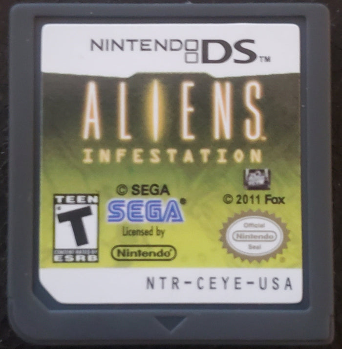Aliens Infestation DS NDS Video Game Cartridge Nintendo DS 2011 by VintageVideoGameStore