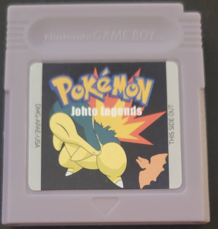 Pokemon Johto Legends GBC Video Game Gameboy Color ROM Hack by VintageVideoGameStore