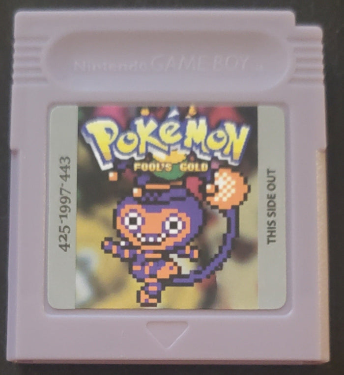 Pokemon Fool's Gold GBC Video Game Gameboy Color ROM Hack by VintageVideoGameStore