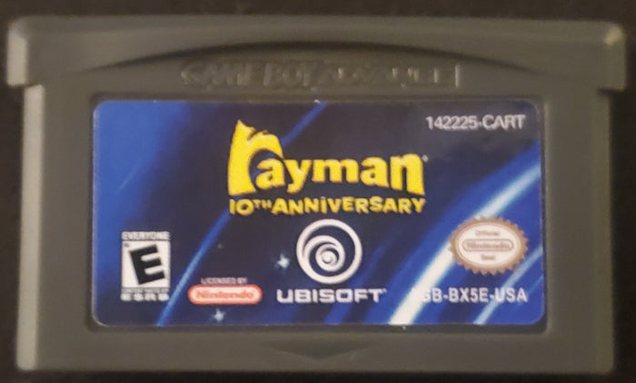 Rayman 10th Anniversary GBA Video Game Cartridge Game Boy Advance 2005 by VintageVideoGameStore