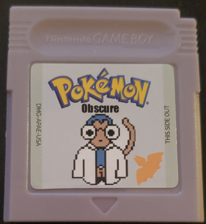 Pokemon Obscure GBC Video Game Gameboy Color ROM Hack by VintageVideoGameStore
