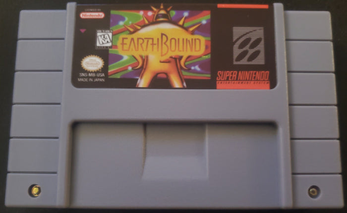 Earthbound SNES Video Game Cartridge Super Nintendo 1995 by VintageVideoGameStore