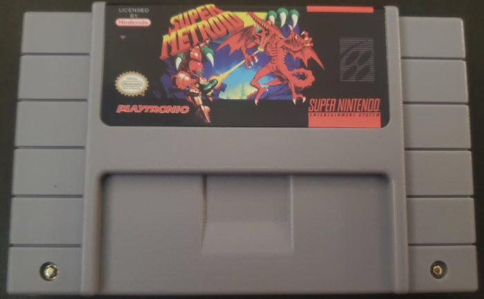 Super Metroid SNES Video Game Cartridge Super Nintendo 1994 by VintageVideoGameStore