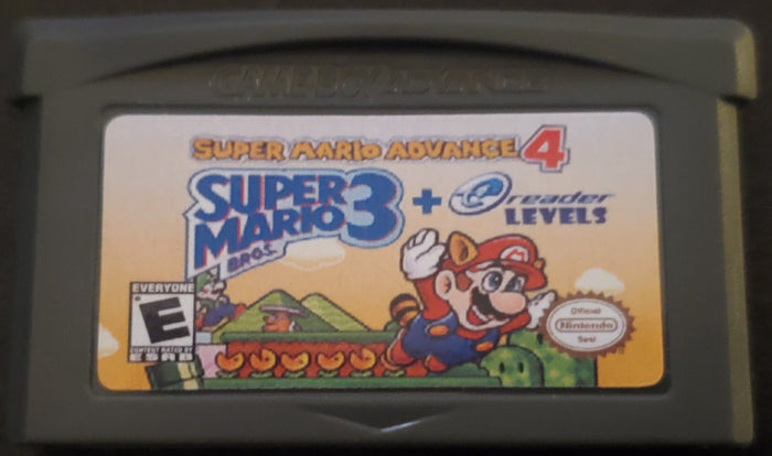 Super Mario Bros 3 and E-Reader Levels GBA Video Game Boy Advance by VintageVideoGameStore