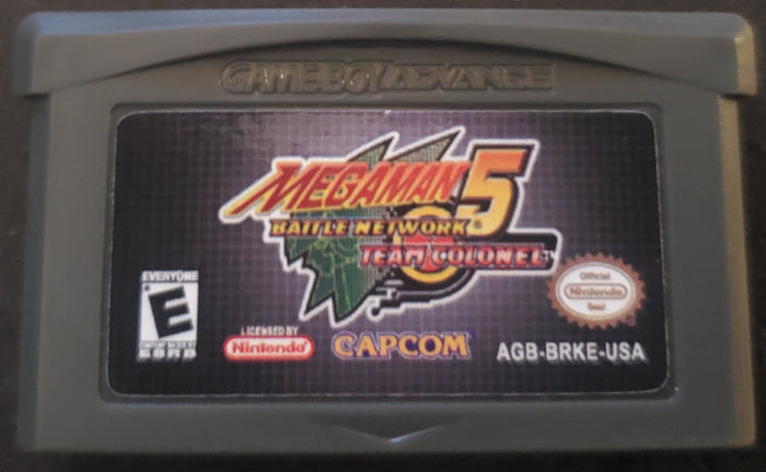 Mega Man Battle Network 5 Team Colonel GBA Video Game Boy Advance 2005 by VintageVideoGameStore